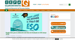 Desktop Screenshot of cepaguayafanta.org